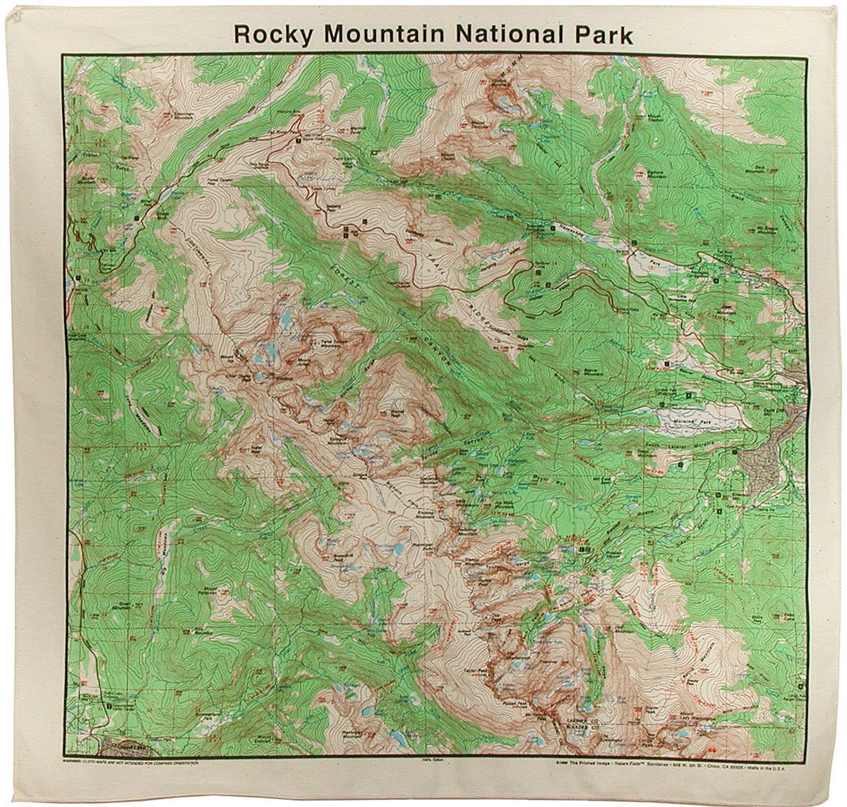 ROCKY MOUNTAIN TOPO BANDANA